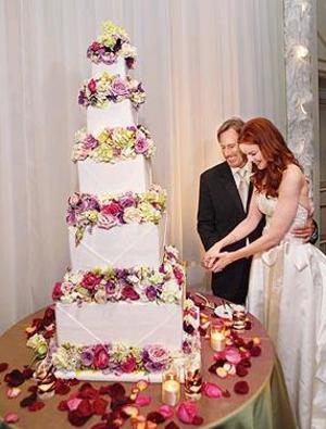 Marcia Cross wedding dress